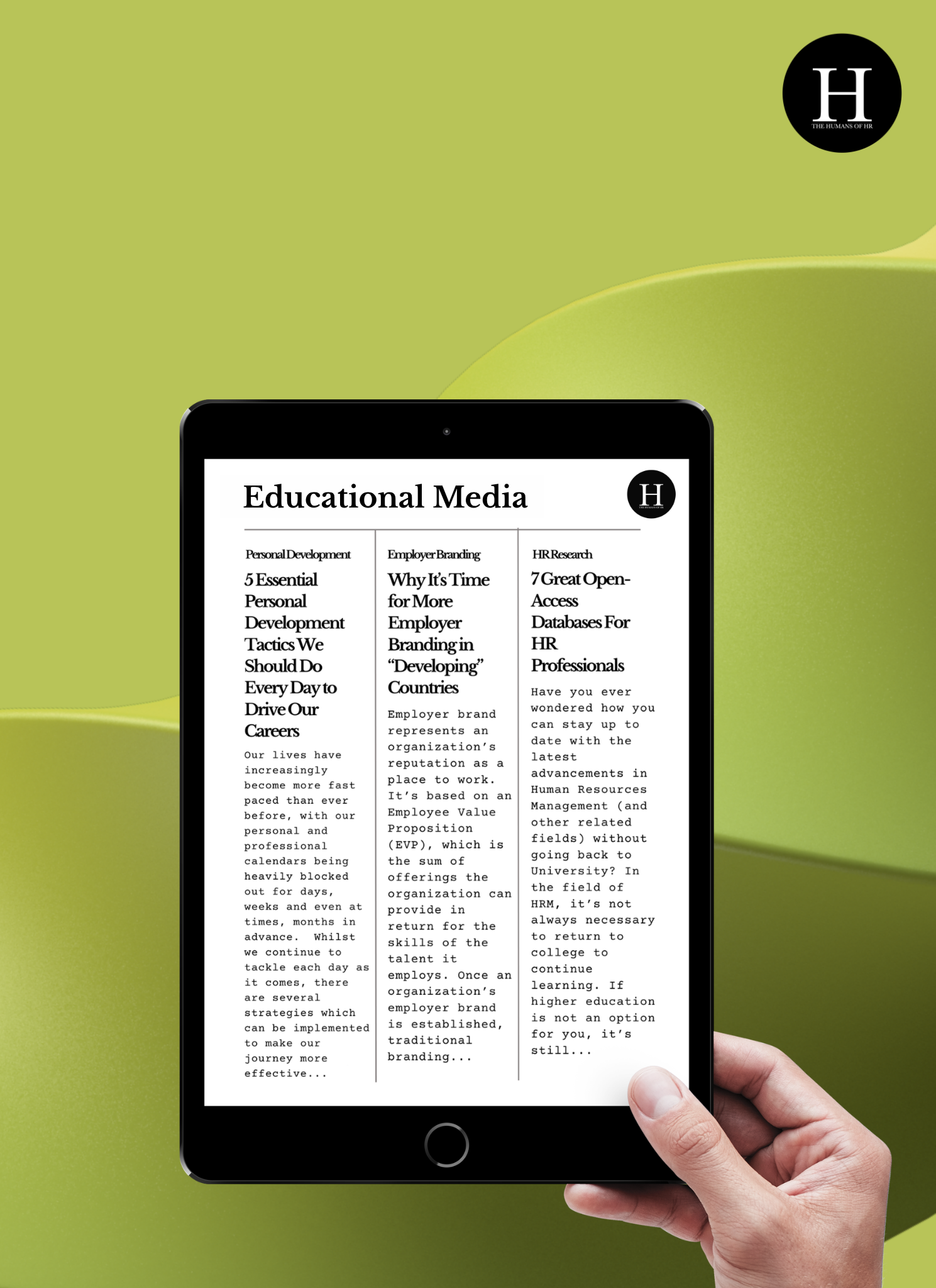The Humans of HR educational media